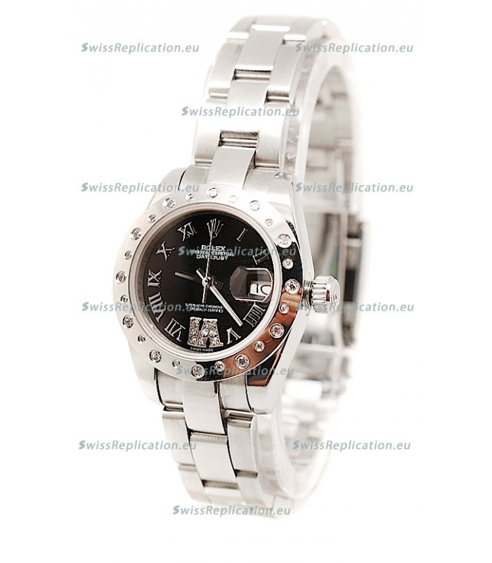 Rolex Datejust Silver Ladies Replica Watch