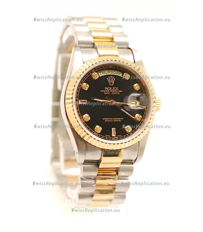 Rolex Day Date Two Tone Swiss Replica Watch