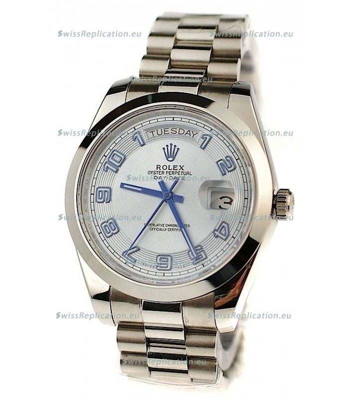 Rolex Day Date Silver Japanese Replica Watch
