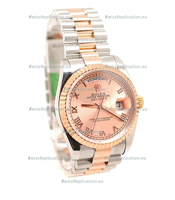 Rolex Day Date Two Tone Swiss Replica Watch