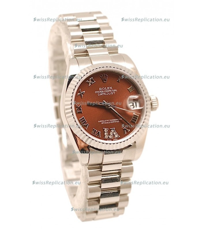 Rolex Oyster Perpetual Datejust Diamonds VI Swiss Replica Watch -36MM