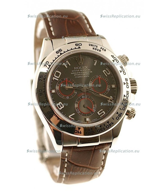 Rolex Daytona Cosmograph Swiss Replica Watch in Grey Dial