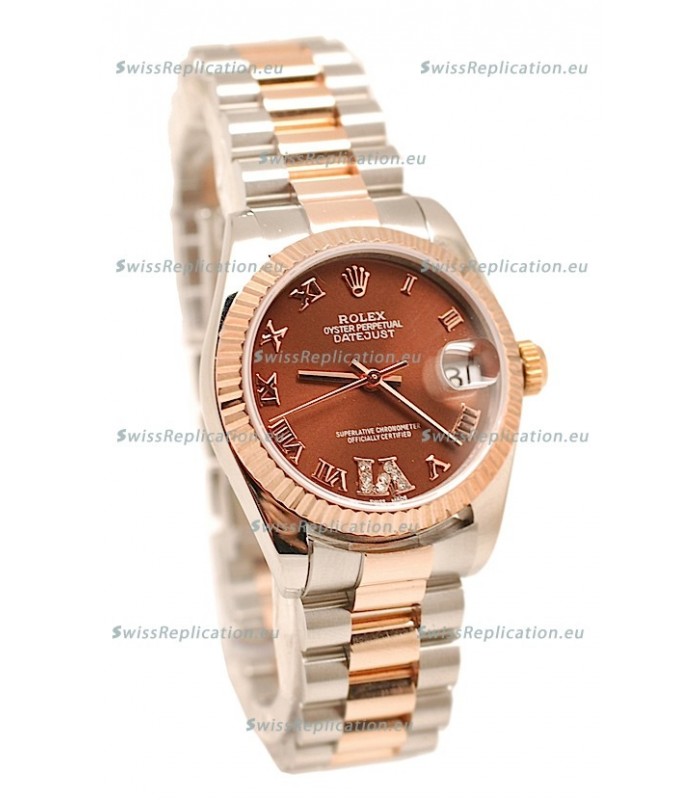 Rolex Oyster Perpetual Datejust Diamonds VI Swiss Replica Watch -36MM