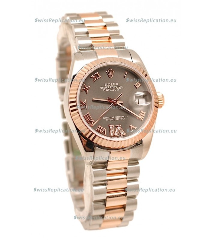 Rolex Oyster Perpetual Datejust Diamonds VI Swiss Replica Watch -36MM