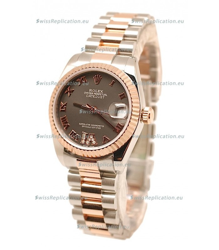 Rolex Datejust Diamond VI Japanese Replica Watch - 36MM