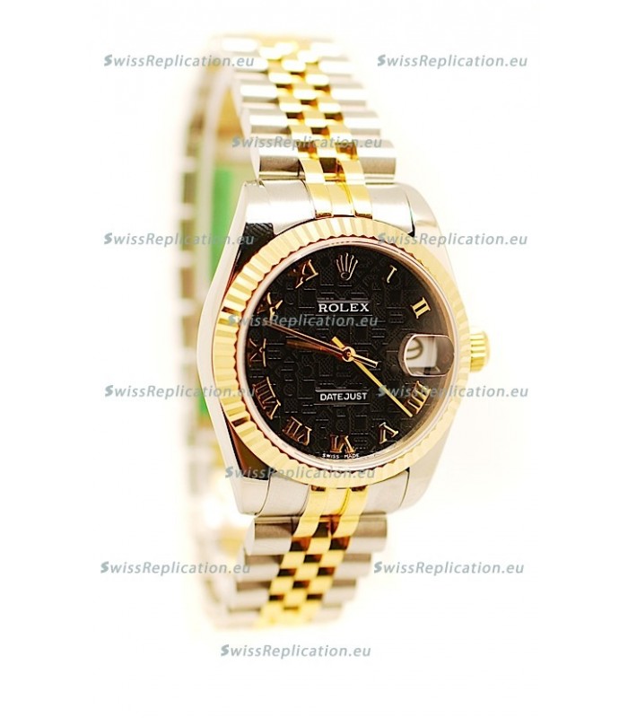 Rolex DateJust Mid-Sized Two Tone Japanese Replica Watch