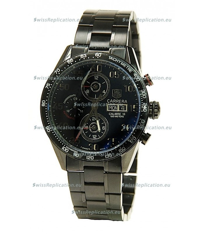 Tag Heuer Carrera Calibre 16 DayDate Japanese PVD Watch