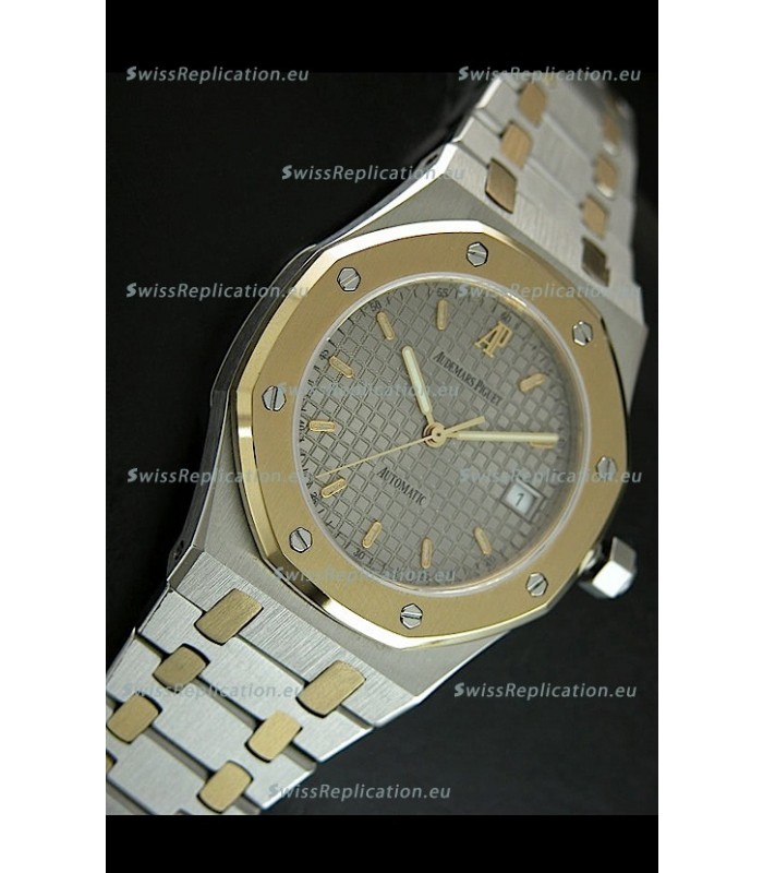 Audemars Piguet Royal Oak Swiss Watch Two Tone Gold/Steel Plating - MIRROR REPLICA