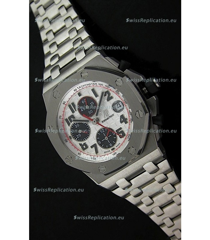Audemars Piguet Royal Oak Offshore Panda Swiss Watch - Secs hands at 12 O clock
