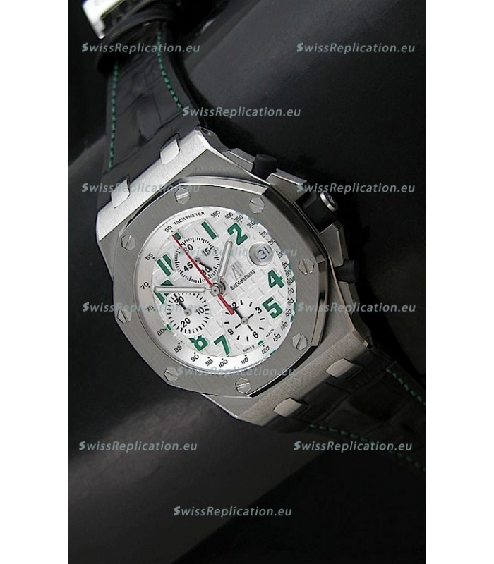 Audemars Piguet Royal Oak Offshore Pride of Mexico Swiss Watch - Secs hands at 12 O'Clock