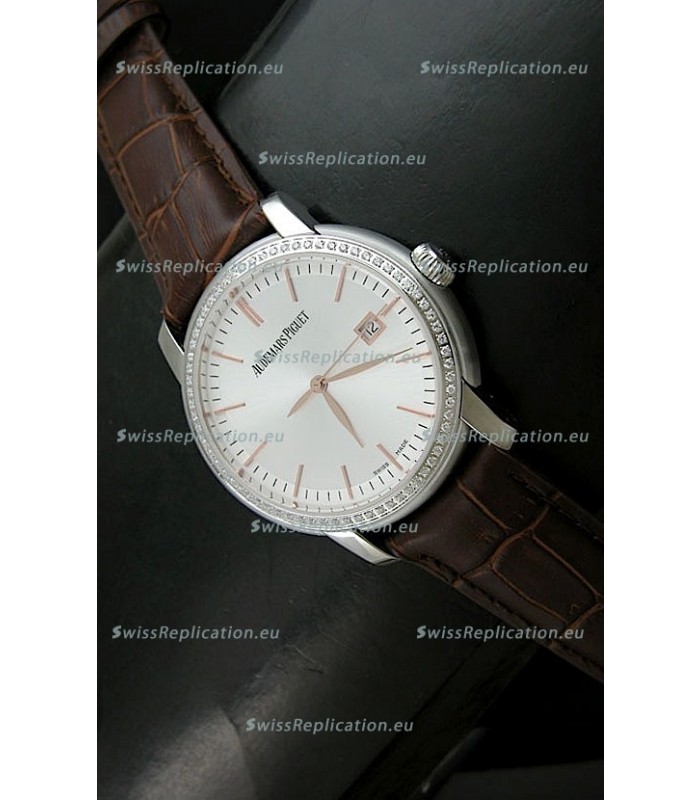 Audemars Piguet Jules Classic Swiss Automatic Watch in White Dial