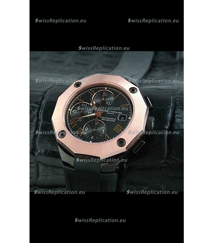 Baume & Mercier Riveria Swiss Watch in Black Dial