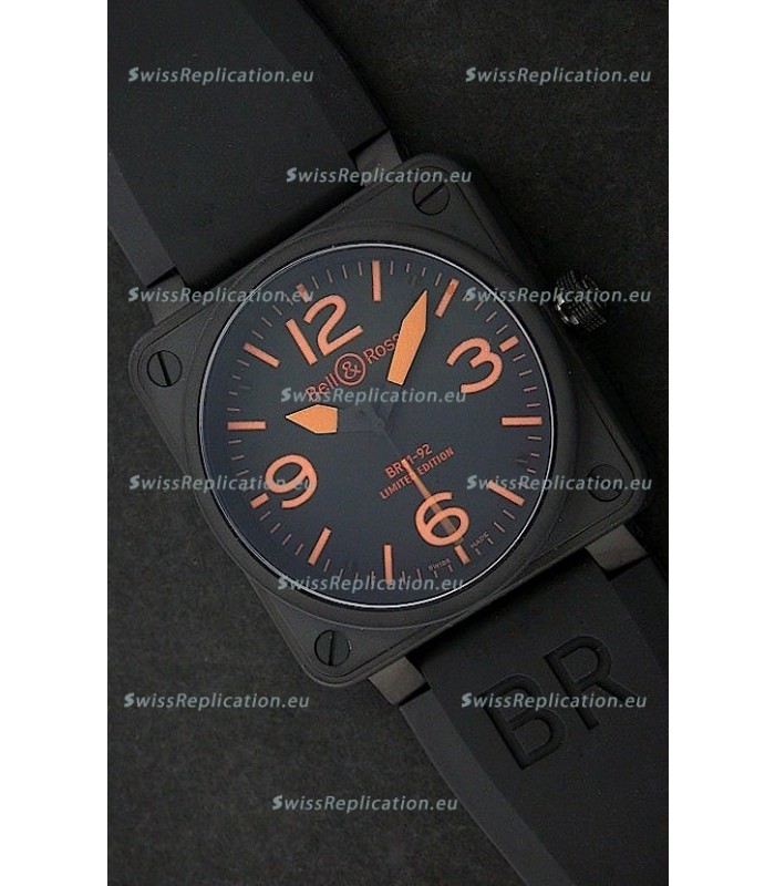 Bell and Ross BR 01-92 Swiss Watch in PVD Casing