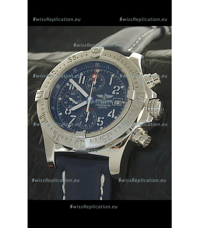 Breitling Skyland Swiss Replica Watch in Blue Dial