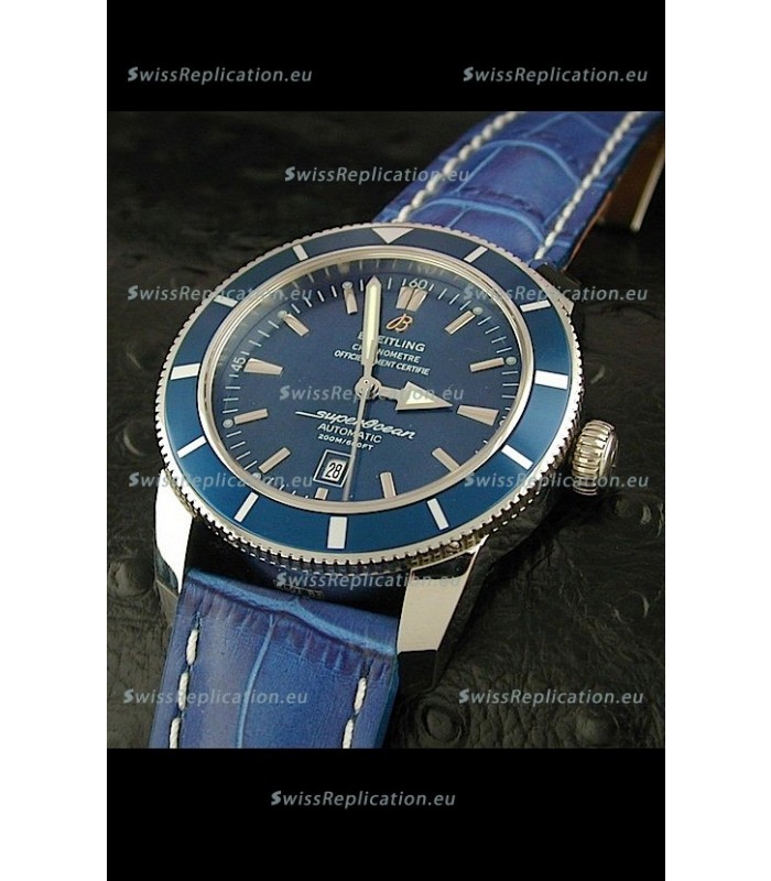 Breitling Superocean Swiss Replica Watch in Blue Dial