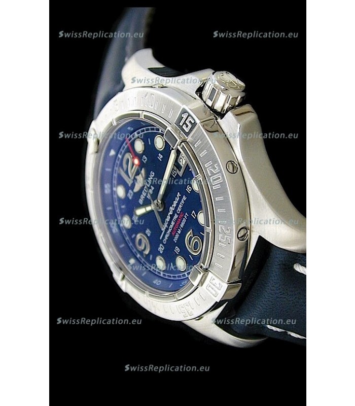 Breitling Superocean Steelfish Swiss Replica Watch in Blue Dial
