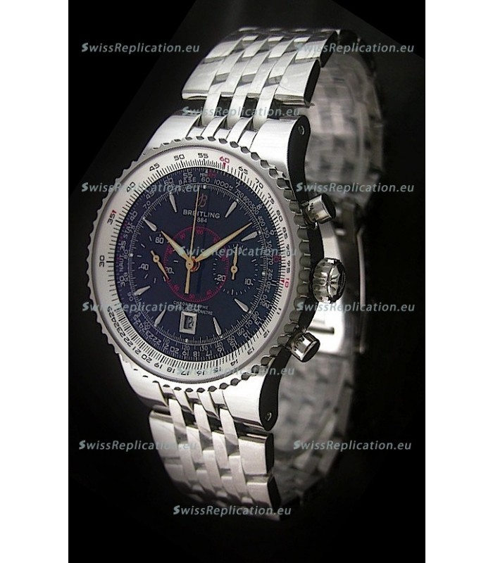 Breitling Montbrillant Legende Swiss Replica Watch in Black Dial