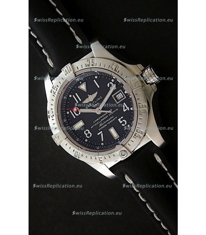 Breitling Avenger Seawolf Swiss Replica Watch in Black Dial
