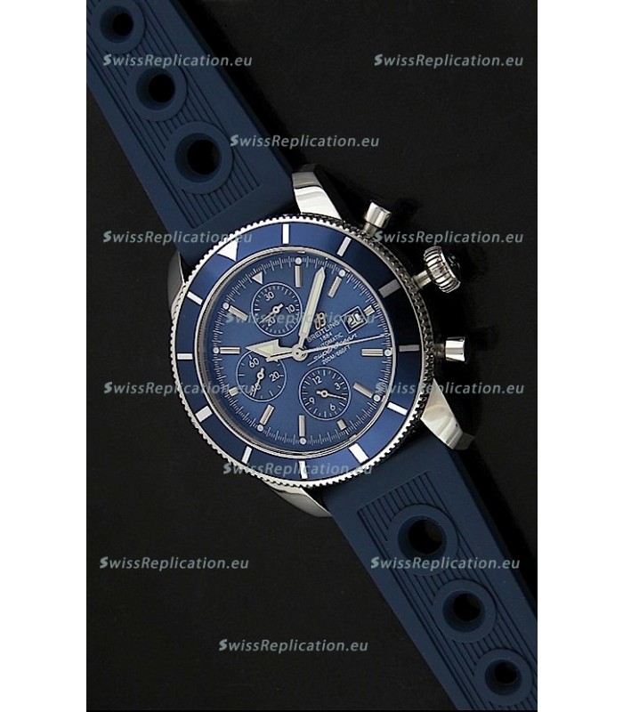 Breitling Superocean Swiss Replica Watch in Blue Dial