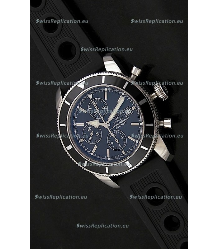 Breitling Superocean Swiss Replica Watch in Black Dial
