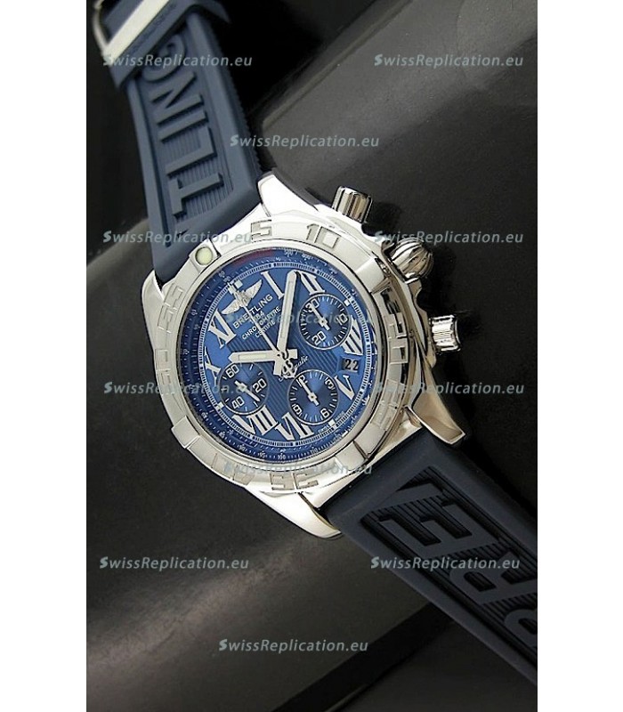 Breitling Chronomat Swiss Replica Watch in Rubber Strap