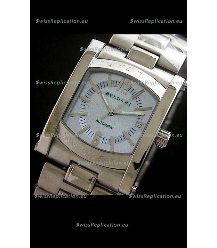 Bvlgari Assioma Japanese Automatic Watch in Blue Dial