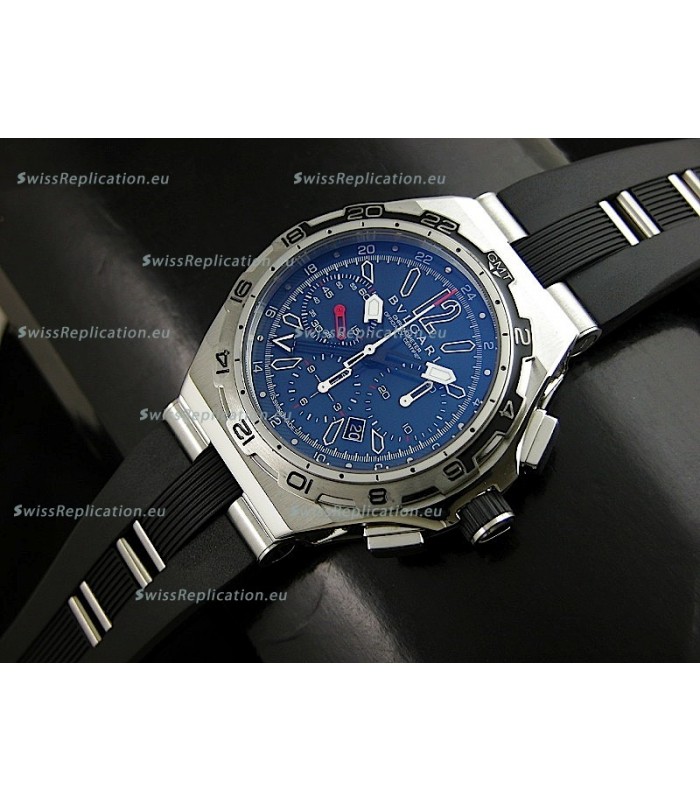 Bvlgari Diagono Professional Swiss Replica Watch in Blue Dial