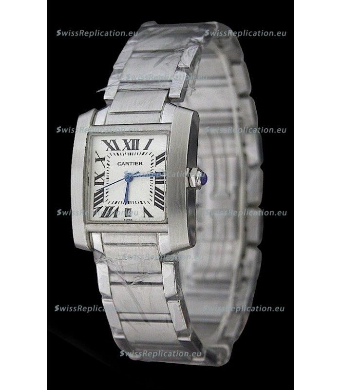 Cartier Tank Fracaise Swiss Replica Automatic Watch Ladies Size