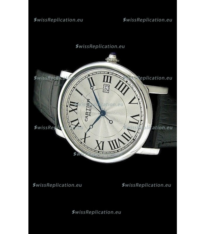 Cartier Cartier 9903 Swiss Replica Watch in White Dial