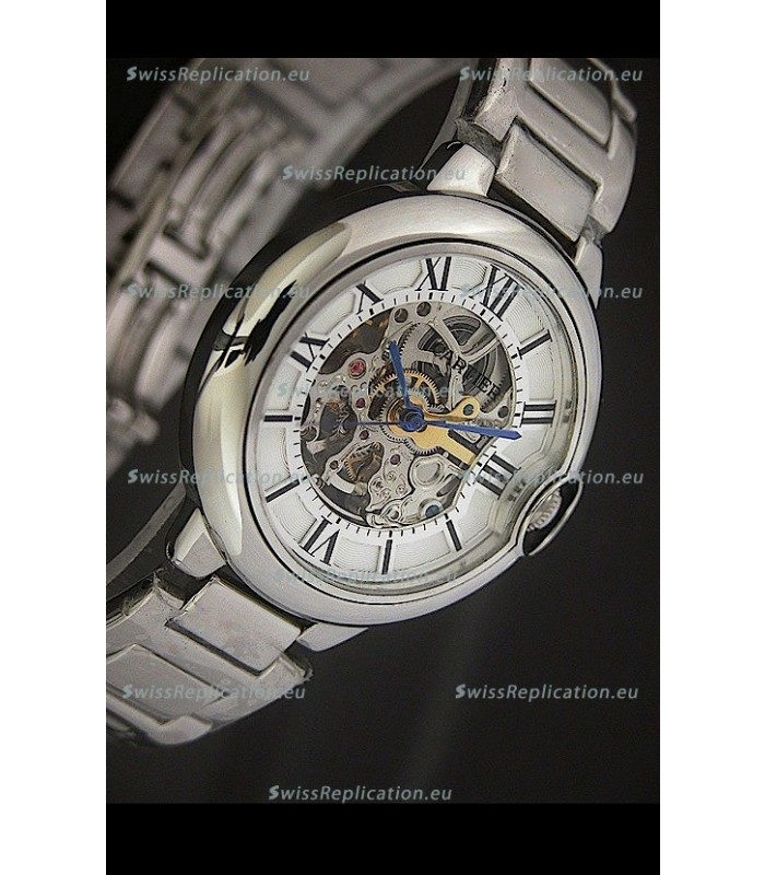 Cartier Ballon de Japanese Replica Watch in White layerd Dial