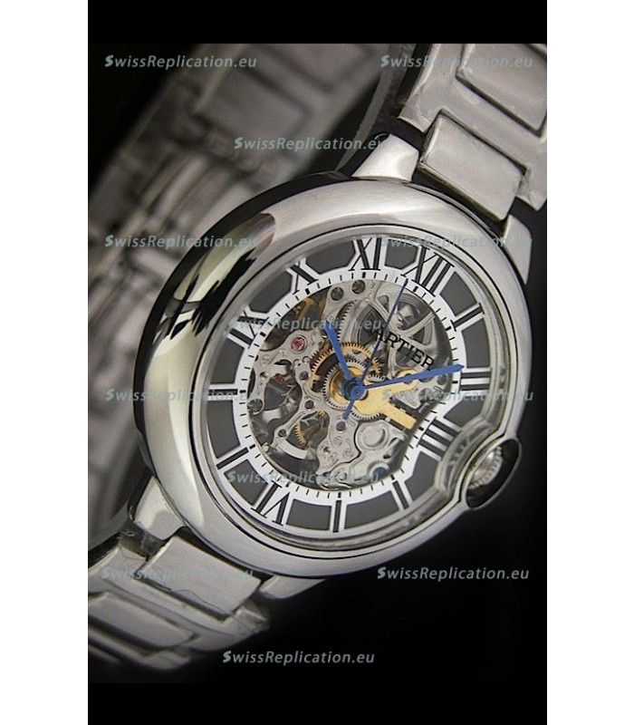 Cartier Ballon de Japanese Replica Watch in Black layerd Dial
