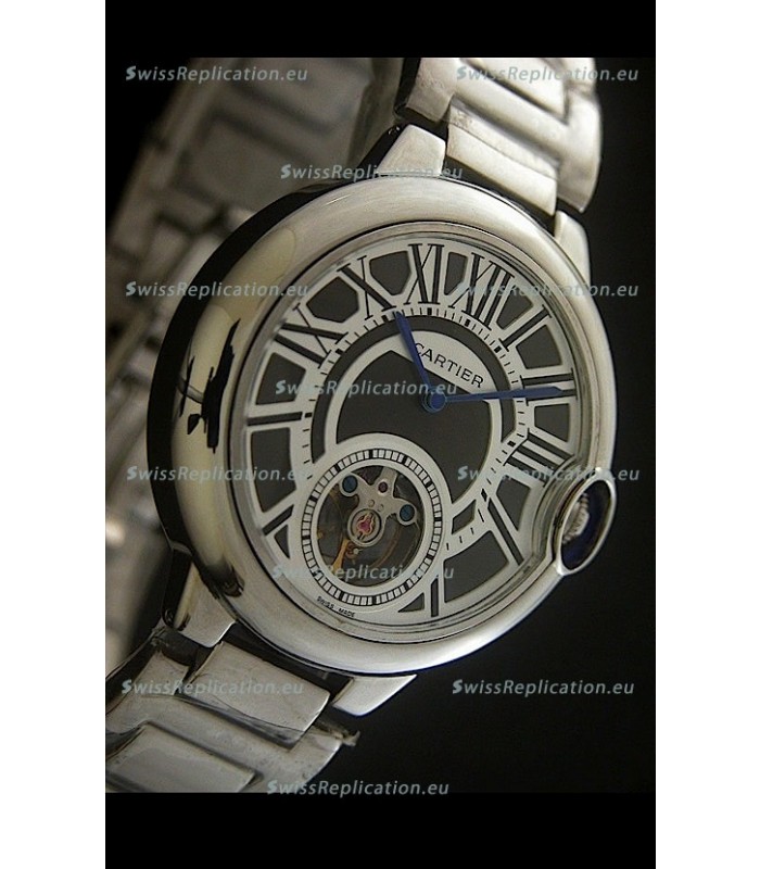 Cartier Ballon de Japanese Replica Watch in Black layerd Dial