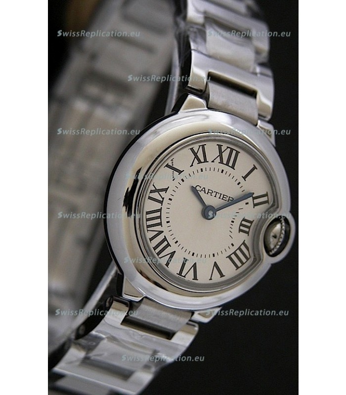 Cartier Ballon Bleu de Swiss Replica Watch in White Dial