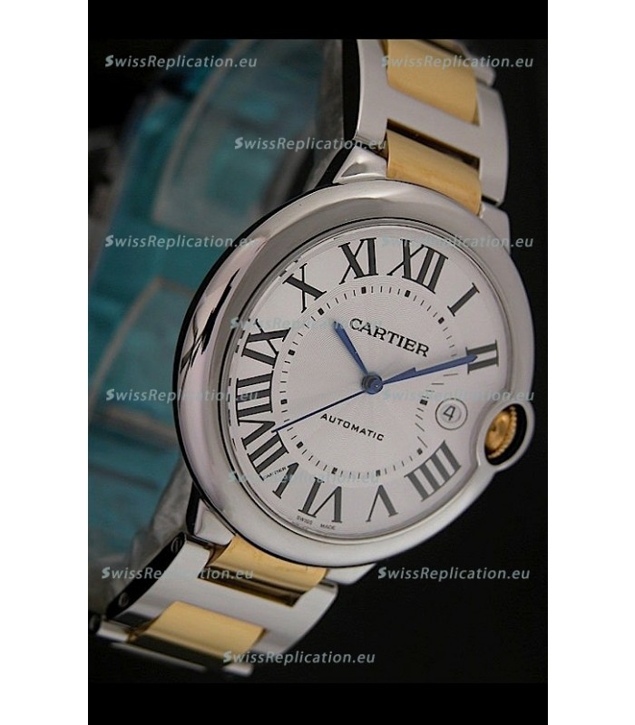 Ballon De Bleu Cartier Swiss Automatic Watch in Two Tone