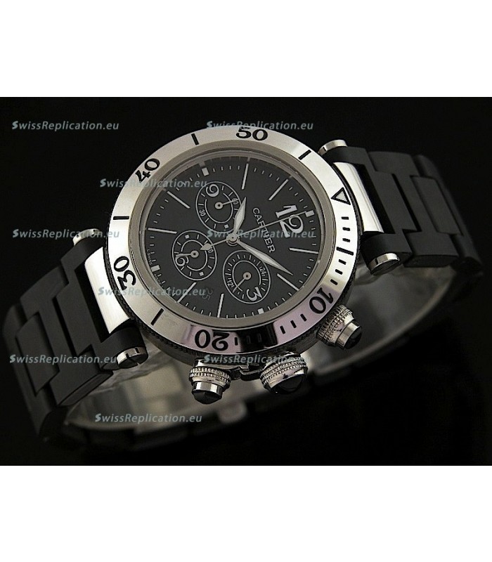Cartier De Pasha Japanese Replica Watch in White Dial