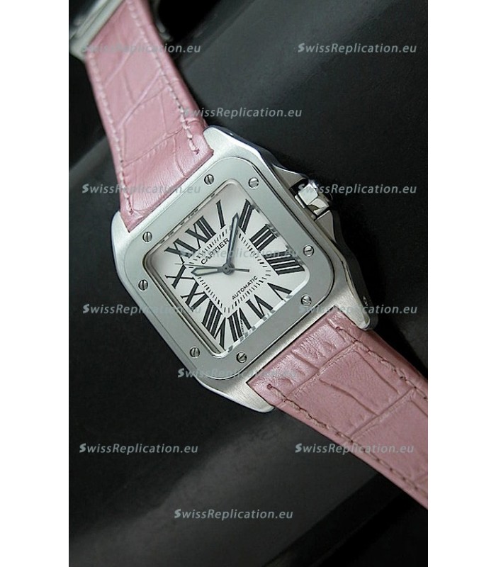 Cartier Santos in Swiss Replica Watch White Dial