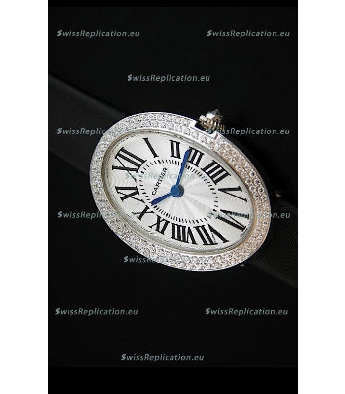 Cartier Ellipse Ladies Replica Watch in White Dial