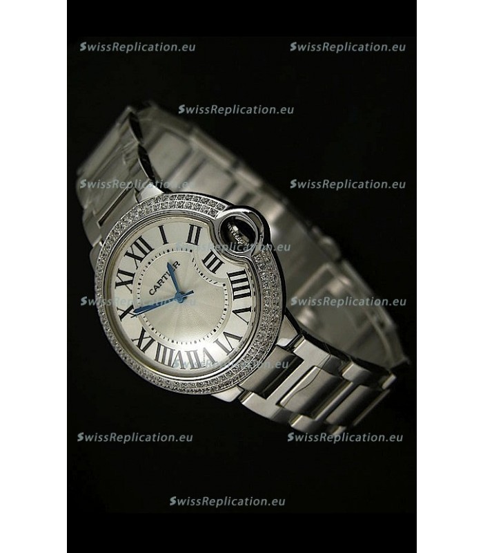 Ballon De Bleu Cartier Steel Casing Swiss Watch