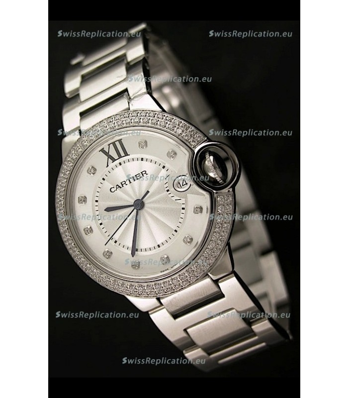 Balon Bleu de Cartier Mens Japanese Watch in Steel