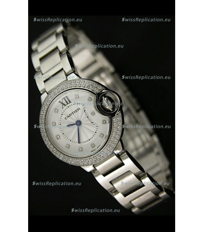 Balon Bleu de Cartier Ladies Japanese Watch in Steel
