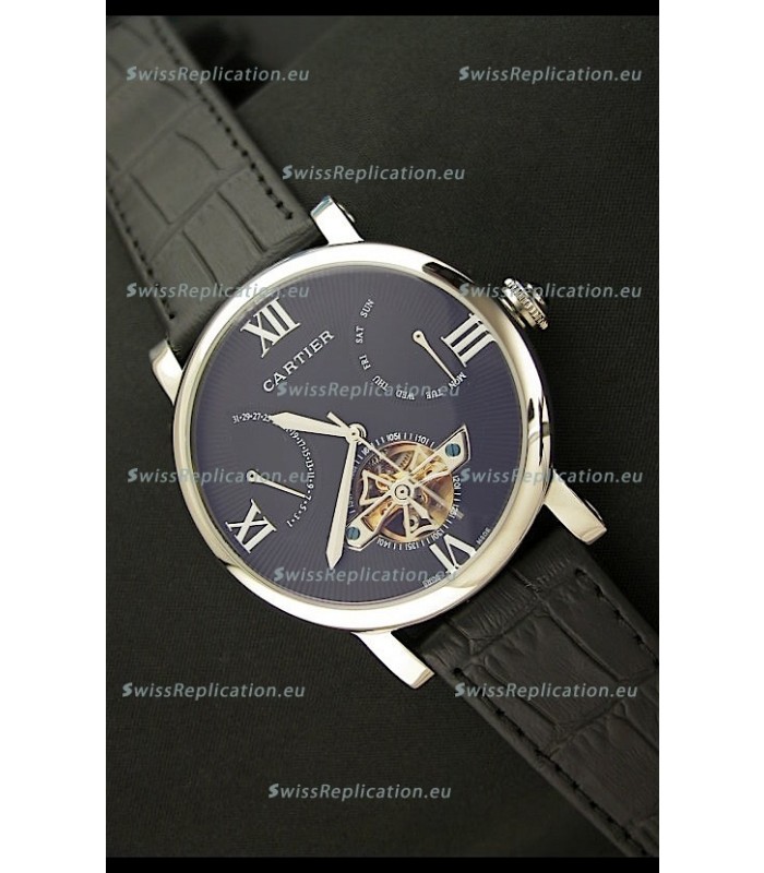 Cartier Calibre de Swiss Tourbillon Steel Watch