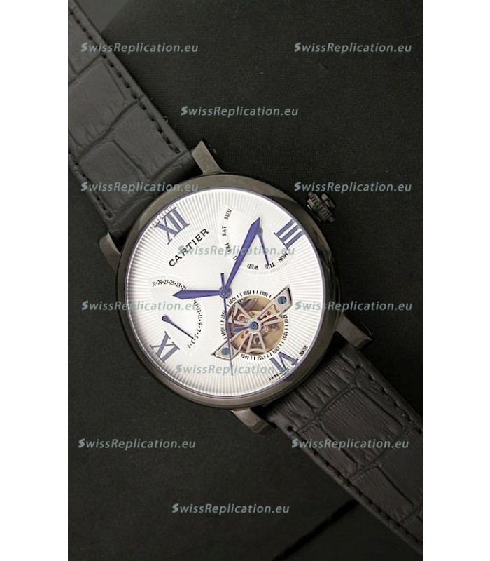 Cartier Calibre de Tourbillon PVD Swiss Watch