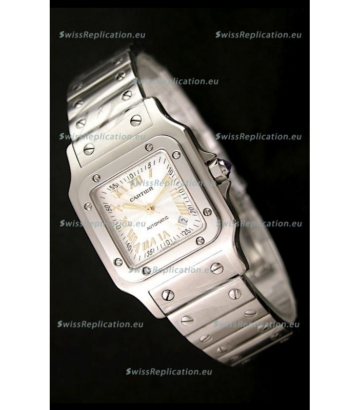 Cartier Santos Swiss Replica Watch - Automatic Movement in Gold Numerals