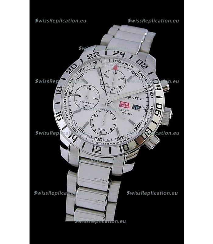 Chopard Mille Miglia GMT Swiss Replica Watch in White Dial