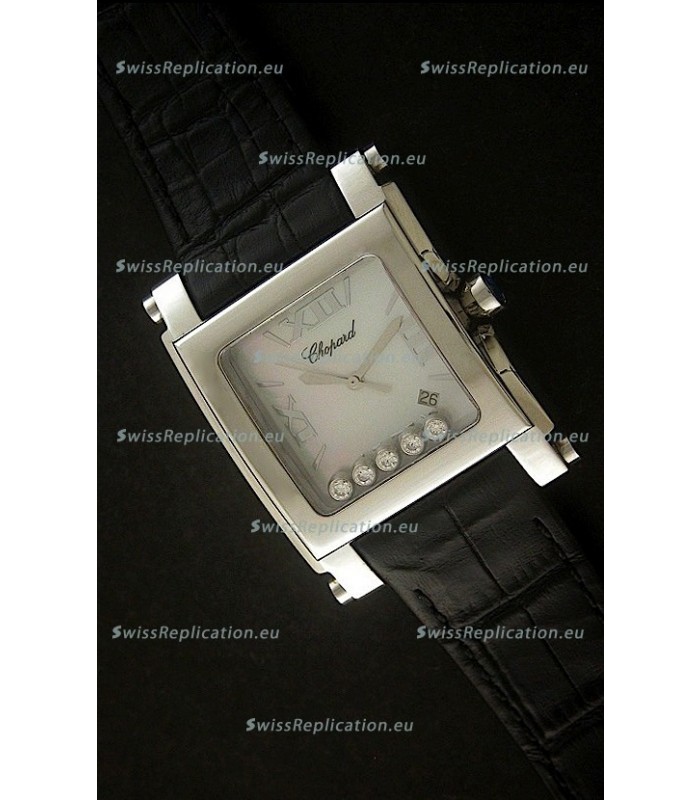 Chopard Happy Sport Swiss Replica Watch in White Dial