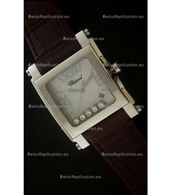 Chopard Happy Sport Swiss Replica Watch in White Dial