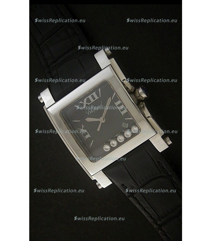 Chopard Happy Sport Swiss Replica Watch in Black Dial
