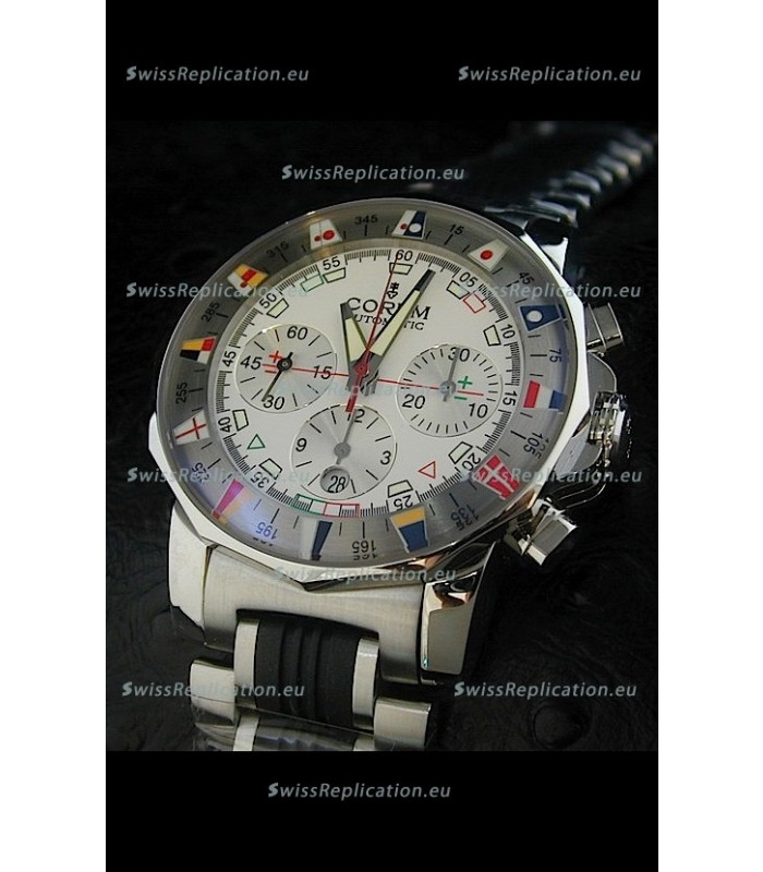 Corum Admiral's Cup Challenge Swiss Replica Watch in White Dial