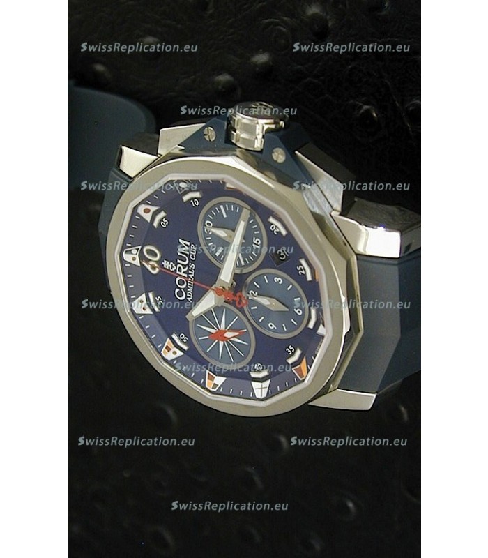 Corum Admiral's Cup Challenge Swiss Replica Watch in Blue Dial