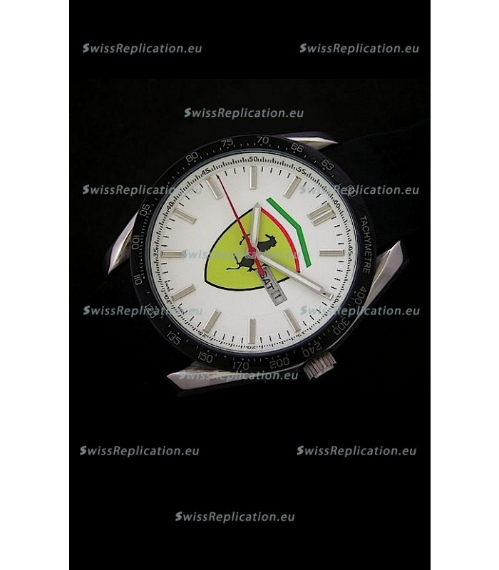 Ferrari Scuderia Watch in White Dial
